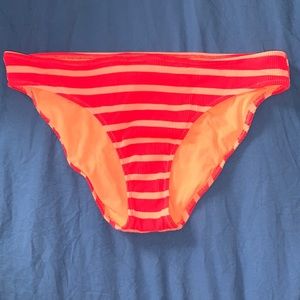 Aerie Stripped Bikini Bottoms